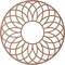 Ekena Millwork Cannes Wood Fretwork Pierced Ceiling Medallion, Wood (Paint Grade), 34"OD x 11 5/8"ID x 3/8"T CMWP34X34X0375CNMF - alternate 2